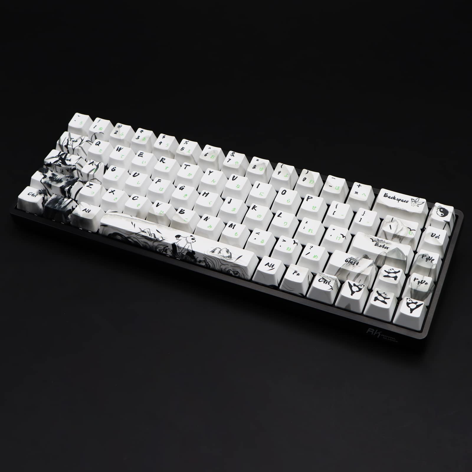 Amazon.com: MOLGRIA Keycaps 68 Set Ink Panda for 68 Keys Keyboard